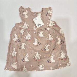 H&M Bunny Print Girls Dress